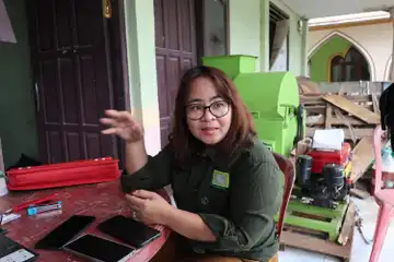 Kepala Bidang (Kabid) Informasi Komunikasi Publik (IKP) dan Kehumasan Diskominfo Kaltim, Irene Yuriantini