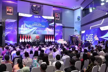 Suasana pembukaan CMSE 2024: #AkuInvestorSaham di Gedung BEI, Jakarta