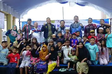 Wali Kota Banjarmasin, Ibnu Sina, meresmikan Kampung Bermain &quot;Bergema&quot; untuk masyarakat di Kecamatan Banjarmasin Barat