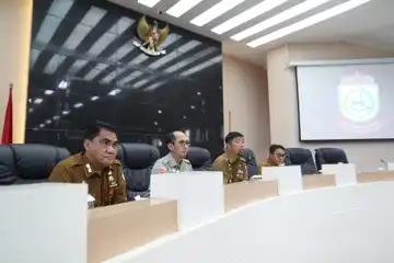 Rakor persiapan menghadapi musim hujan pada jajaran Pemkot Makassar