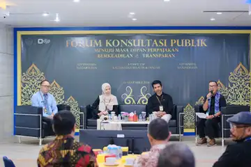 Forum Konsultasi Publik dengan tema &ldquo;Menuju Masa Depan Perpajakan yang Berkeadilan dan Transparan&rdquo; yang digelar Kanwil DJP Kalimantan Selatan dan Tengah