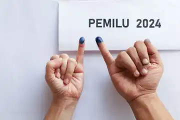 Ilustrasi quick count Pilkada Solo Raya 2024.