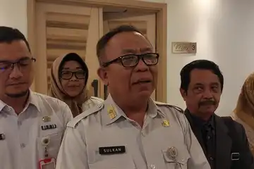 Kepala Dinas Perdagangan Provinsi Kalsel, Sulkan, usai pembukaan Sosialisasi Perlindungan Konsumen di salah satu hotel berbintang di Banjarmasin, pada Rabu (04/12).