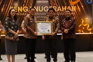 Penganugerahan Predikat Kepatuhan Penyelenggaraan Pelayanan Publik oleh Ombudsman RI Tahun 2024 