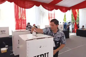 suasana Hari Pencoblosan Suara saat Pilkada Serentak 2024 di Kalsel