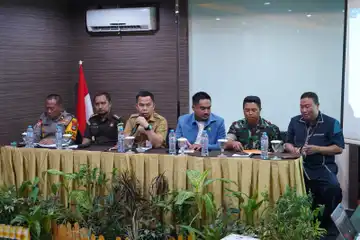 rapat persiapan pengamanan malam perayaan Natal dan Tahun Baru 2024