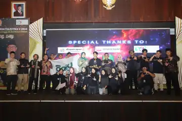 Ny. Windy Prihastari Harisson, S.STP., M.Si, menghadiri acara Awarding Day Festival Film Pelajar Khatulistiwa (FFPK) V Tahun 2024