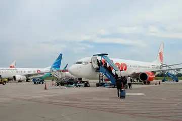 runway di Bandara Syamsudin Noor Banjarmasin di Banjarbaru (BDJ)