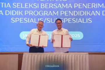 Penguatan seleksi nasional program Pendidikan Dokter Spesialis/Subspesialis. 