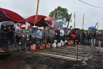 kegiatan Penanaman Jagung Serentak 1 Juta Hektare di Kalimantan Selatan