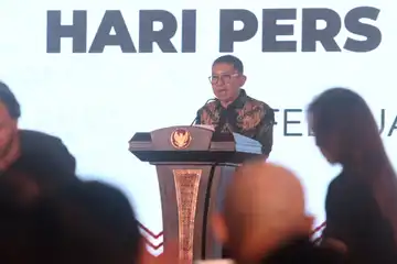 Menteri Kebudayaan RI, Fadli Zon, saat berada di Banjarbaru untuk Puncak Hari Pers Nasional 2025