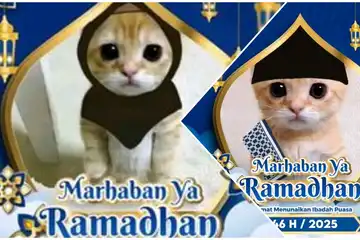 20 PP Kucing Ramadhan 2025 Pakai Peci dan Hijab, Paling ...