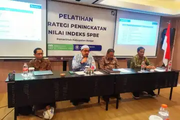 pelatihan strategi peningkatan nilai indeks SPBE khususnya di wilayah Kabupaten Banjar