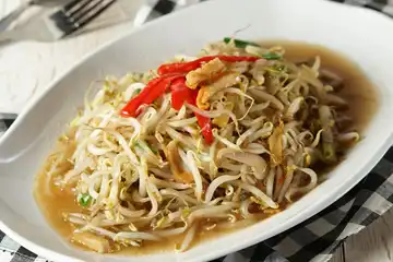 Hasil resep Tumis Taoge Daging Giling