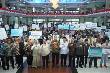 Dengan dibagikannya 1000 NIB diharapkan dapat membantu kemudahan bagi para Pengusaha UMKM. (sonora/Wilhelmus Triputra)