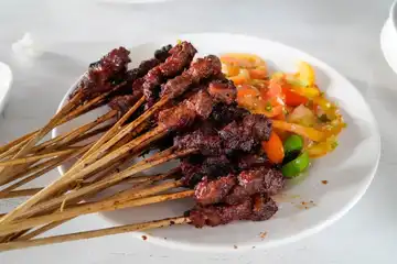 Illustrasi Sate
