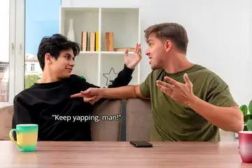Arti 'yapping'