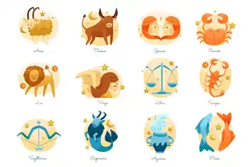 Ilustrasi ramalan zodiak besok 29 April 2025.