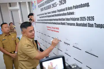 Pemerintah Kota Palembang, melalui Dinas Pendidikan, menunjukkan komitmennya untuk melaksanakan sistem penerimaan murid baru (SPMB) yang bebas dari praktik pungutan liar.