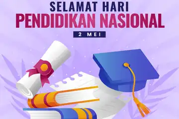 Ilustrasi 40 Poster Hari Pendidikan Nasional Kartun untuk Anak SD yang Menarik
