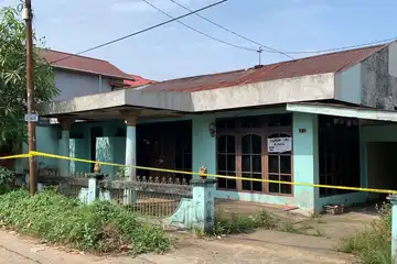 TKP peristiwa pencurian dengan kekerasan di BTN Teluk Mulus, Desa Teluk Kapuas, Kecamatan Sungai Raya, Kabupaten Kubu Raya.&nbsp; 