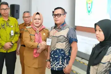Bimbingan Teknis (Bimtek) Penyuluhan Tata Kelola BUMDes dalam rangka mendukung program ketahanan pangan nasional, Selasa (06/05) di Hotel Saka, Kecamatan Lawang Kidul.