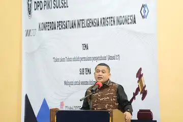 Wali Kota Makassar, Munafri Arifuddin hadiri Konferda DPD PIKI Sulsel, Senin (12/05/25).