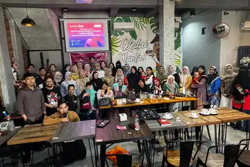 workshop edukatif yang diselenggarakan oleh XLSmart Community Makassar.