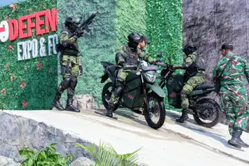 Motor Listrik Sprint buatan PT Len Industri.