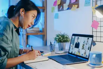 Ilustrasi pekerjaan remote