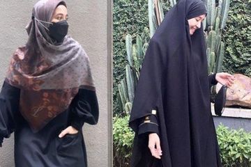Laudya Cynthia Bella Tampil Beda, Balutan Hijabnya Makin Syar'i ...