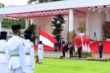 Presiden Jokowi Mengukuhkan 68 Anggota Paskibraka Tahun 2022 ...