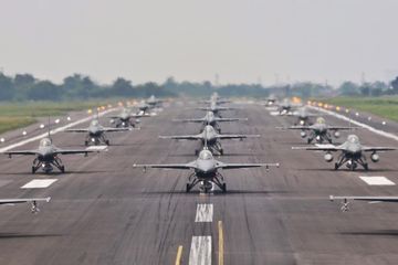 Elephant Walk Pesawat TNI AU, Bukan Sekadar Show of Force - Sonora.id