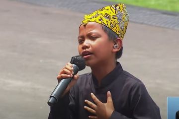Bocah Viral Farel Prayoga 'Goyang' HUT ke-77 RI dengan Campur Sari ...