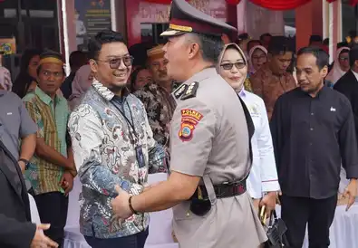 BRI BO Parigi Hadiri Sertijab Kapolres Parigi Moutong
