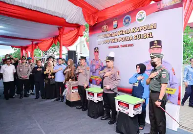 Kapolri Tinjau SPPG Polda Sulsel, Pemprov Apresiasi Program Bergizi Gratis