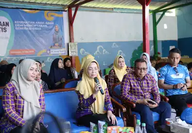 Bunda PAUD Kota Makassar Tinjau Pemeriksaan Kesehatan Gigi Anak dalam Rangka Gebyar PAUD 2025
