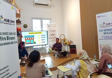 Dukung UMKM Naik Kelas, PLN dan KPP Pratama Bangka Gelar Edukasi Pajak dan Keuangan Bagi Mitra HUB UMK PLN Babel