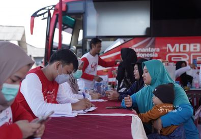 Bulan Bakti HUT ke-49 PT Timah, Ratusan Warga Opas Indah Nikmati Pelayanan Kesehatan Gratis di Mobil Sehat