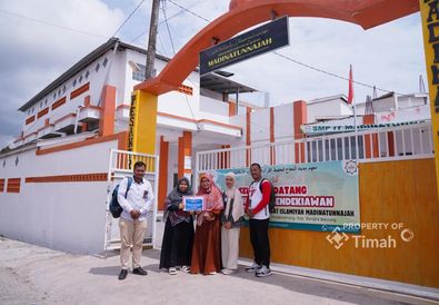 PT TIMAH Tbk Serahkan Bantuan Pembangunan Masjid Yayasan Khodijah Center Madani