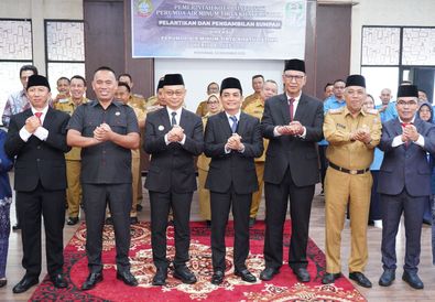 Lantik Direksi PDAM Baru, Wako Edi: Tekankan Peningkatan Layanan Air Bersih