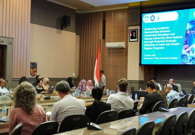 Universitas Brawijaya Perluas Kerjasama Internasional dengan Menggelar Diskusi Penguatan Kemitraan bersama Massey University