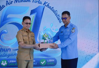  HUT ke-51 PDAM Tirta Khatulistiwa, Wali Kota Edi: Minta Pelayanan Air Bersih Lebih Profesional