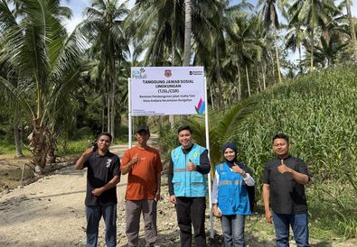 Buka Akses dan Tumbuhkan Ekonomi Desa Ambara: PLN UP3 Gorontalo Salurkan Bantuan Pembangunan Jalan Usaha Tani