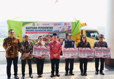 Asap Karhutla Belum Reda, Pemprov Kalbar Kirim Bantuan Pangan dan Sandang ke Empat Kabupaten