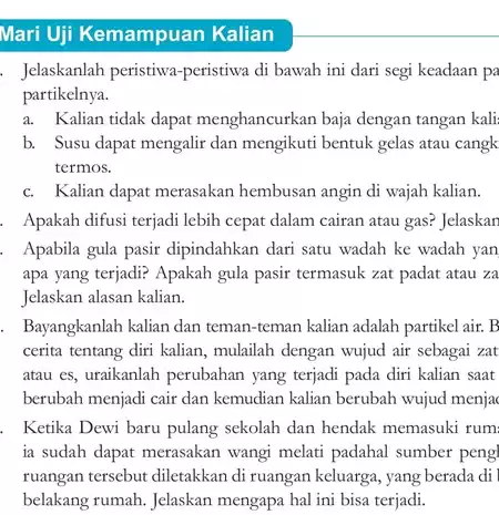 contoh soal essay report text smp kelas 9