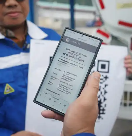 Mobil Tangki BBM Industri Kini Wajib Pakai QR Code 