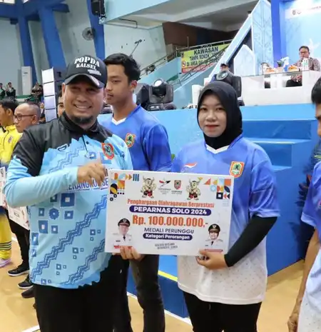 Bonus Peparnas Diserahkan, NPC Kalsel Ungkapkan Rasa Terima Kasih
