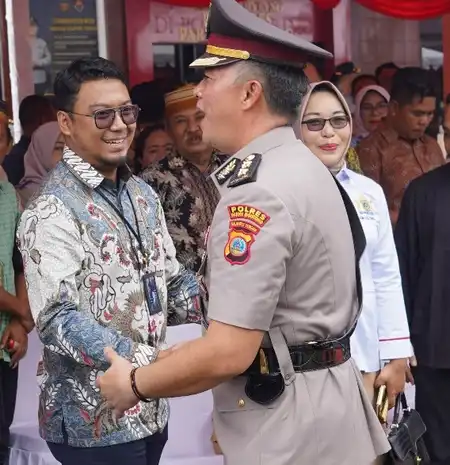 BRI BO Parigi Hadiri Sertijab Kapolres Parigi Moutong