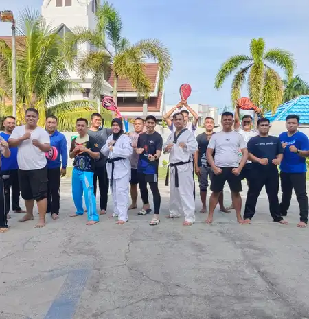 BRI Cabang Poso Gelar Latihan Taekwondo Guna Tingkatkan Kemampuan Fisik